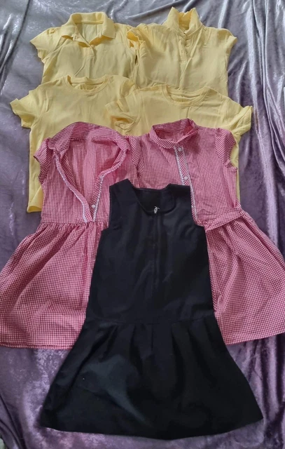 Pacchetto abiti uniforme scuola ragazze età 8-9 anni