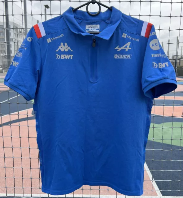 Alpine F1 Racing Team Formula 1 racing team shirt Kappa Size M (has defects)