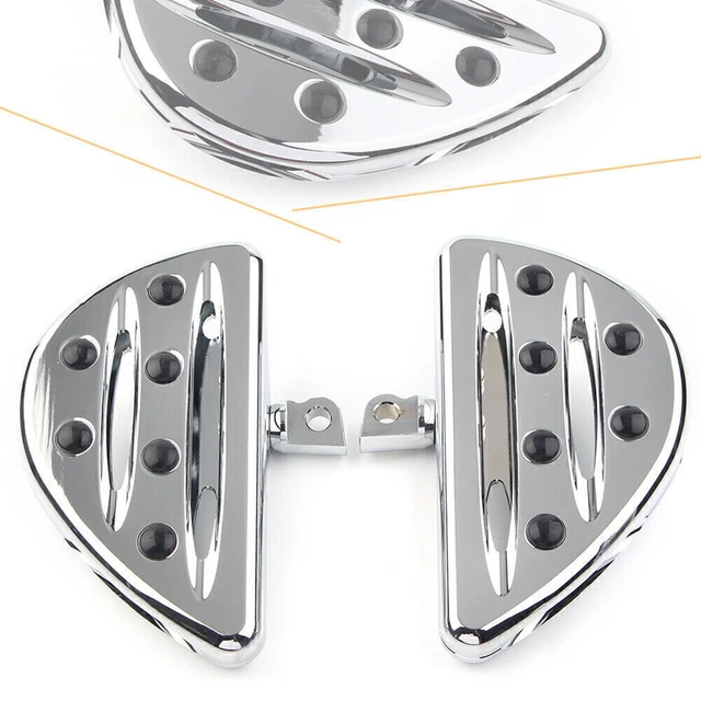 Pedale poggiapiedi poggiapiedi moto cromato per Harley Touring FLT FLH