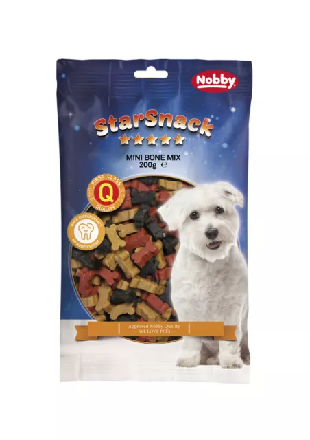 StarSnack Mini Bones "Mix" 10 kg Hunde Kausnack Leckerli Futterergänzung zuckerf