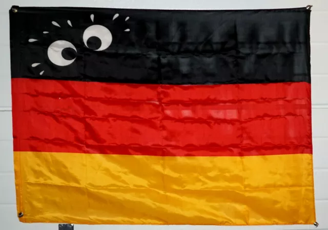 Kleiner Feigling Fan-Flagge 2er Set Deutschland Fanartikel Fussball NEU OVP