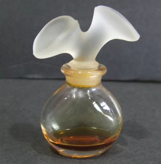 VINTAGE KARL LAGERFELD Chloe Miniature Glass Perfume Bottle Frosted ...