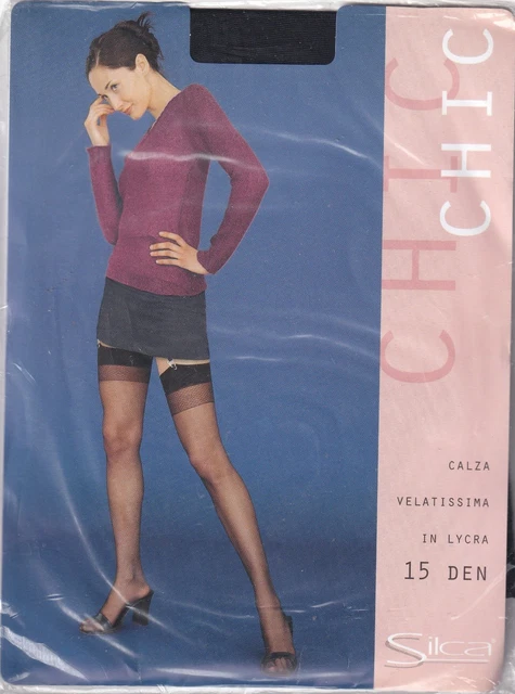 Bas nylon ERGEE Party 400 coloris Soleil. Taille 4. Stockings West