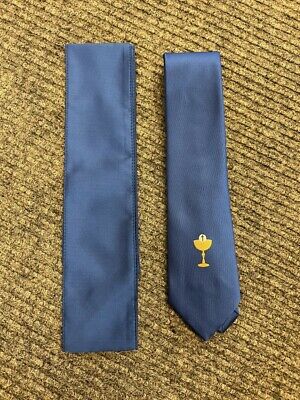 Official Boys First Holy Communion Royal Blue Undated/Dated Ties And Sashes