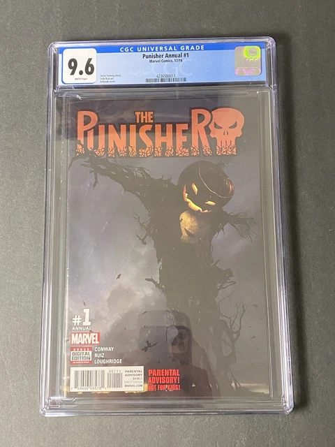 The Punisher Annual #1 CGC 9.6 Rahzzah Halloween Cover Marvel Comics 2016