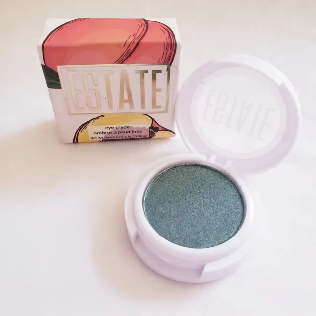 Sombra de ojos Estate Cosmetics verde 0,06 oz tamaño completo nuevo en caja