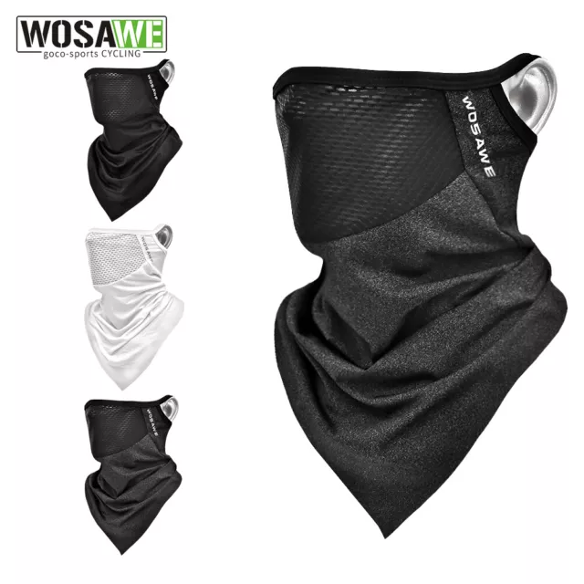 WOSAWE Balaclava Half Face Mask Scarf Motorcycle Cycling Neck Cover Protection