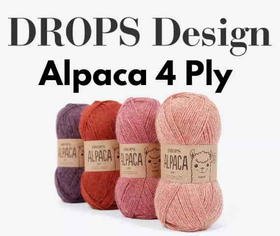 Drops 100% Alpaca 4 Ply 50G Knitting Crochet Yarn Baby