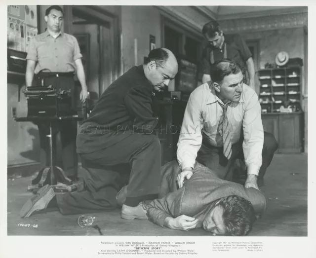 Kirk Douglas William Bendix Detective Story 1951 Foto Originale #8