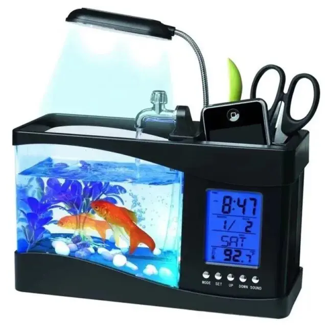 Multifunctional Fish Tank Table Filter Lighting Three-In-One Fighting Fish Tank