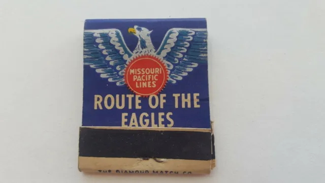 Matchbook Route of the Eagles Missouri Pacific Lines.  FULL. M6