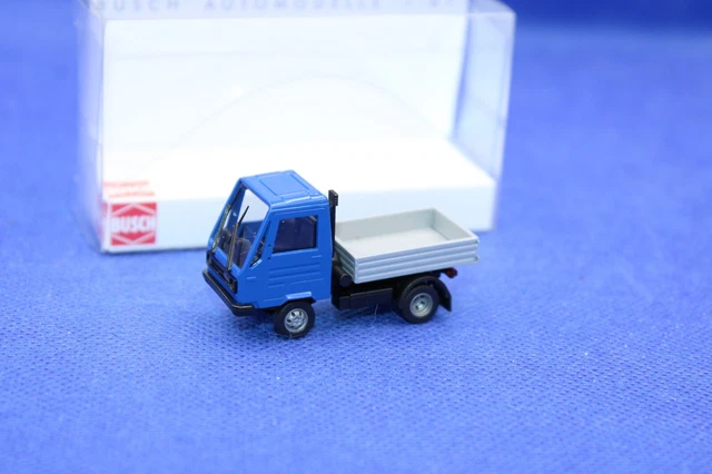 Busch 42200 Spur H0 Multicar mit kippbarer Pritsche in blau/Neuwertig/OVP