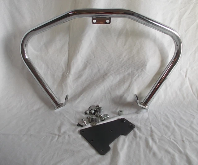 SPAAN paramotore cromato diametro 30 mm per Moto Guzzi V7 III  V9  V7 850 USATO
