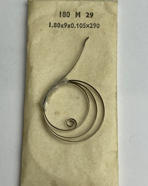 Ressort De Barillet (mainspring) Pour Montres Universal Genève 216/217 – Neuf