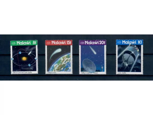 Malawi, MiNr. 461-464 **, postfrisch, Halley’s Comet, Halleyscher Komet