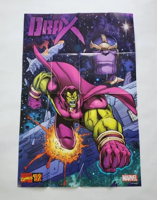 Marvel Comics Drax 2015 Thanos Poster Comic Shop Promo New 36" x 24"