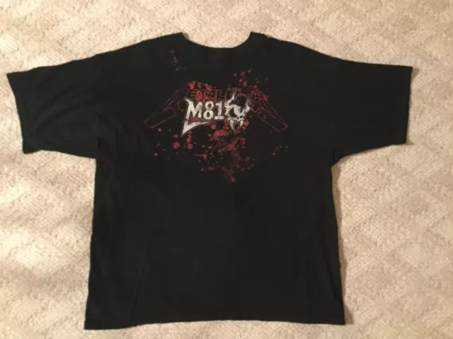 Metallica M81 Black XL Shirt Pre-Owned