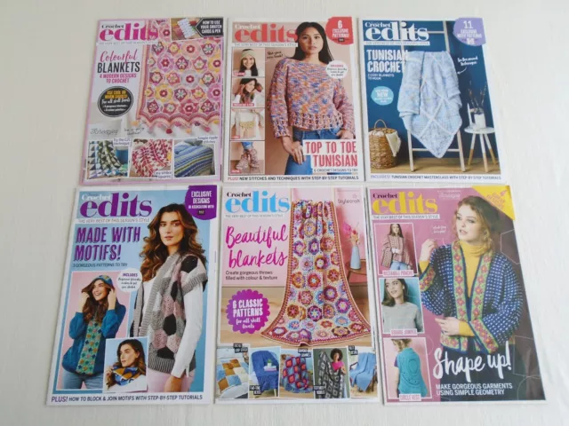 Simply Crochet Magazine Edits / Supplements Bundle - Contain Patterns