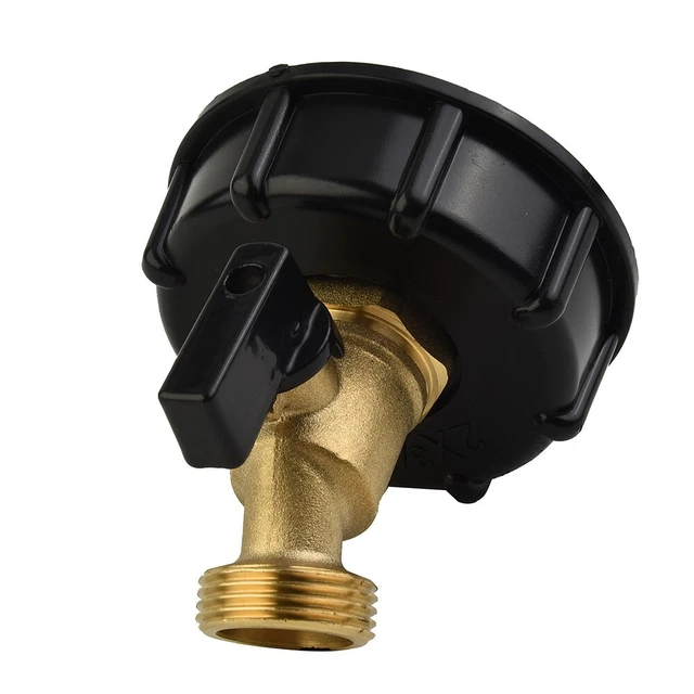 Rubinetto in ottone da utilizzare con serbatoi IBC 275 330 galloni e adattatore 2 pollici