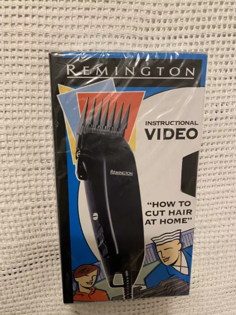 Brand New Remington Instructional How To Cut Hair Tape Cassette VHS Video Retro