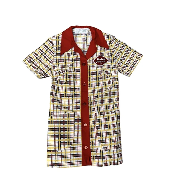 Vintage DAIRY QUEEN Uniform Shirt  Retro Americana Collectable!!! New Old Stock!