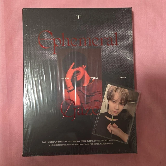 SHINEE TAEMIN 2024 Ephemeral Gaze DVD With Trading Card