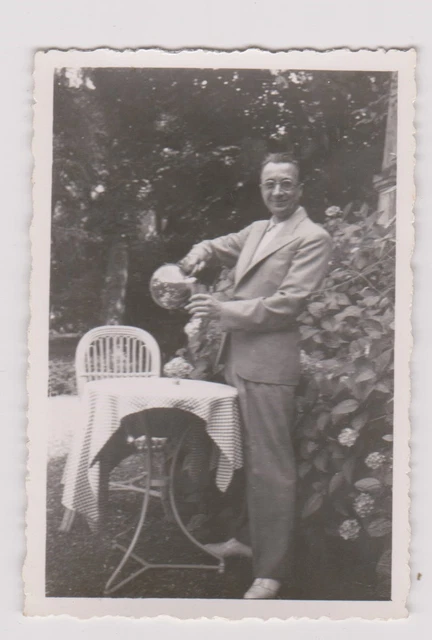 Photo ancienne 🎞️ Vue ruisseau et campagne à Spy Belgique vers 1950