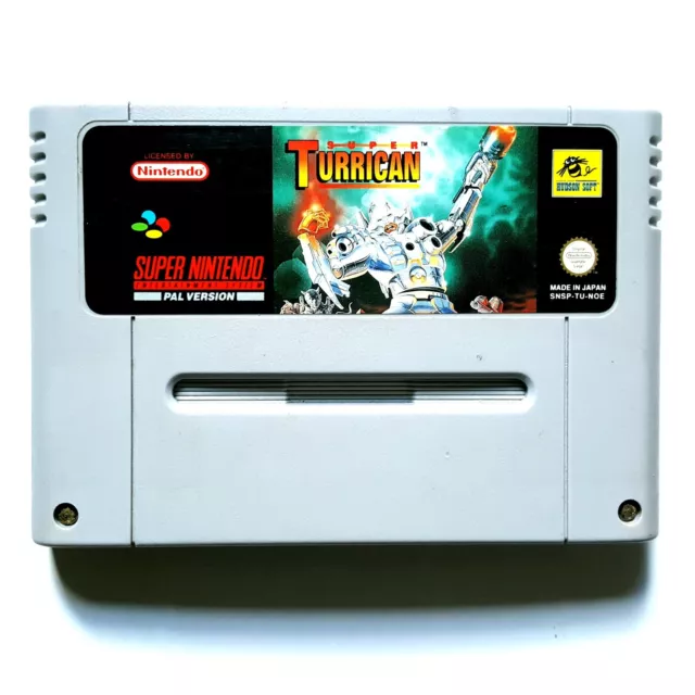 Super Turrican Super Nintendo SNES Spiel PAL