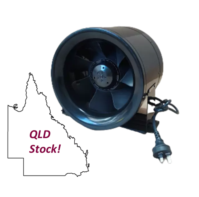 Inline Mixed Flow Air Fan Metal - 150MM 200MM 250MM 300MM 355MM | Heavy Duty