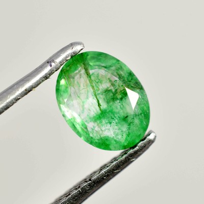 3.25 Carats Naturel non Traité Vert Zambien Émeraude 11 X 9 MM Gemme #aem119 