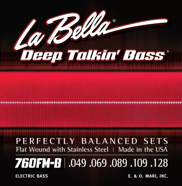 La Bella 760FS-CB DEEP TALKIN BASS MED