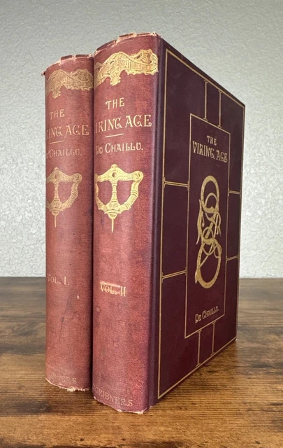 THE VIKING AGE By Paul B. Du Chaillu 1890 1St Ed - 1366 Illustrations £ ...