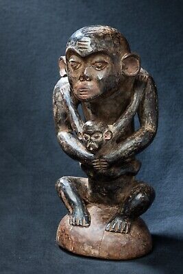 Kongo Zoomorphic Figure, D.R. Congo, Central African Tribal Art.