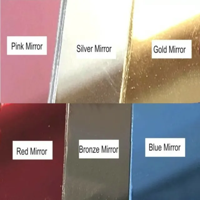 Tableros de pastel cuadrados espejados - muchos tamaños y espejos de colores disponibles 3