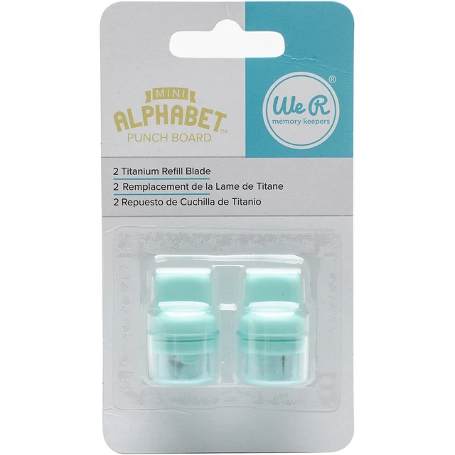 Mini Alphabet Punch Board Recarga 2/Paquete - para 6605416,663004 y 6602484 -66300