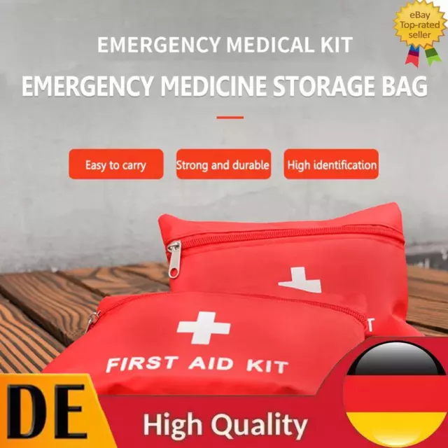 Emergency First Aid Kit Portable Travel Medical Pouch Compact for Outdoor Travel