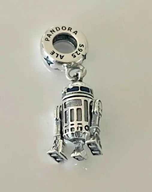 Pandora X Star Wars R2-D2 R2 D2 Dangle Charm Silver S925 ALE