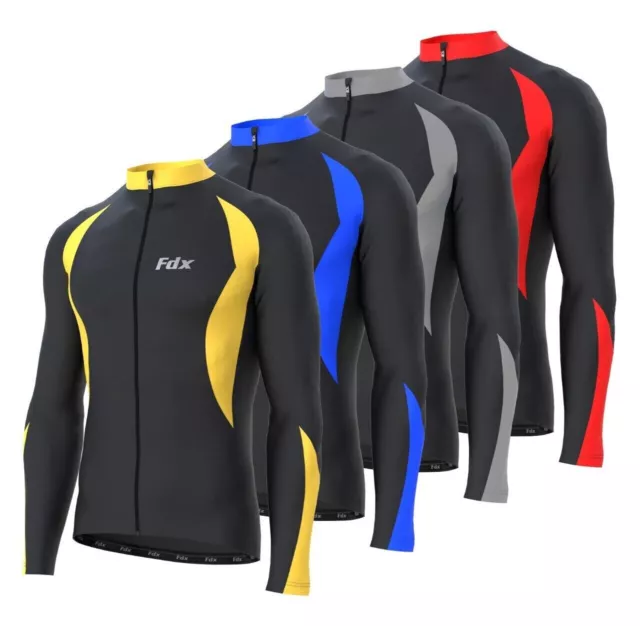 Men's Cycling Jersey Long sleeve Winter Thermal Fleece Cold Wear Cycling Jacket