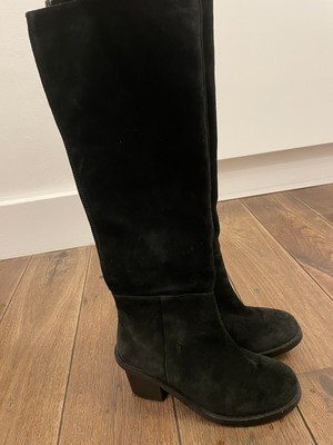 KURT GEIGER OVER the Knee Lace Up Boots 