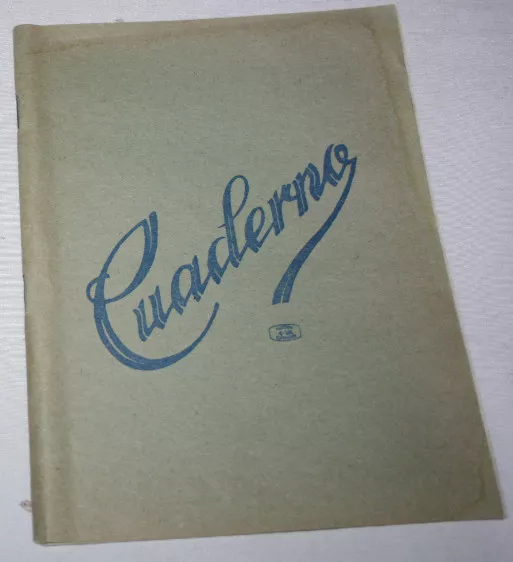 Antiguo Cuaderno Escolar Sin Usar Con Tablas De Numeros Detras, Años 50 60  5ªu