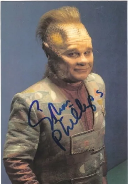 Ethan Phillips as Neelix on Star Trek Voyager Autographed 4 x 6 Photo Card