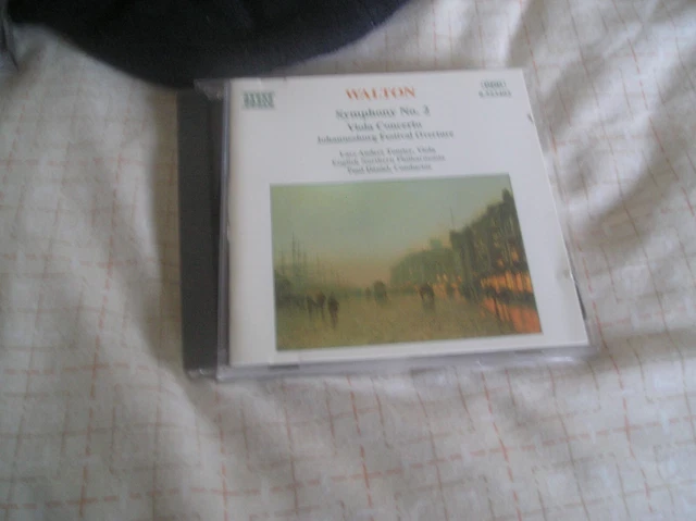 Walton Symphony No 2 & Viola Concerto [Audio CD] Naxos