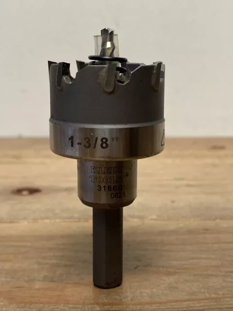 Klein Tools 31860 1-3/8-Inch Carbide Hole Cutter NEW