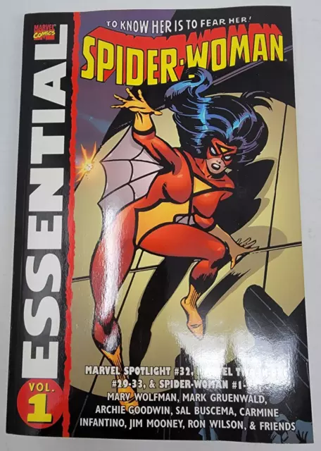 Marvel Essential Spider-Woman Vol 1 ~~ Marvel Tpb New