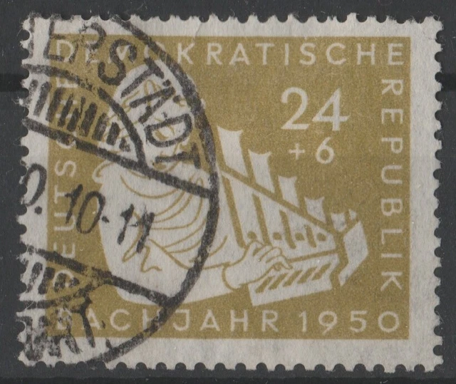 DDR 1950: Mi-Nr. 257 (Bachjahr) gestempelt