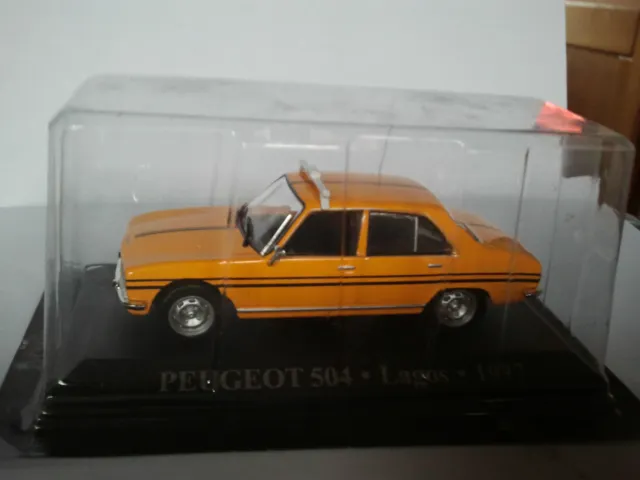 Peugeot 504 Taxi Lagos 1977 1/43 G87