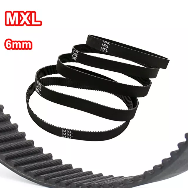 MXL Timing Belts Width 6mm Close Loop for CO2 Engraving Cutter/CNC/Step Motor/3D