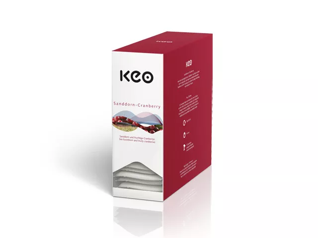 Keo Tee Teebeutel - SANDDORN CRANBERRY - Teachamp 15x4,0g