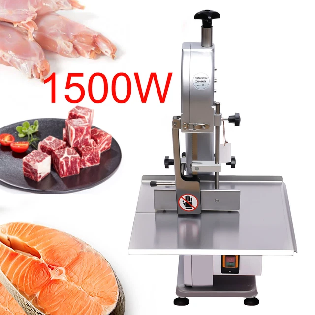 1500W Commercial Home Electric Bone Saw Machine Frozen Meat/Fish Cutting Machine