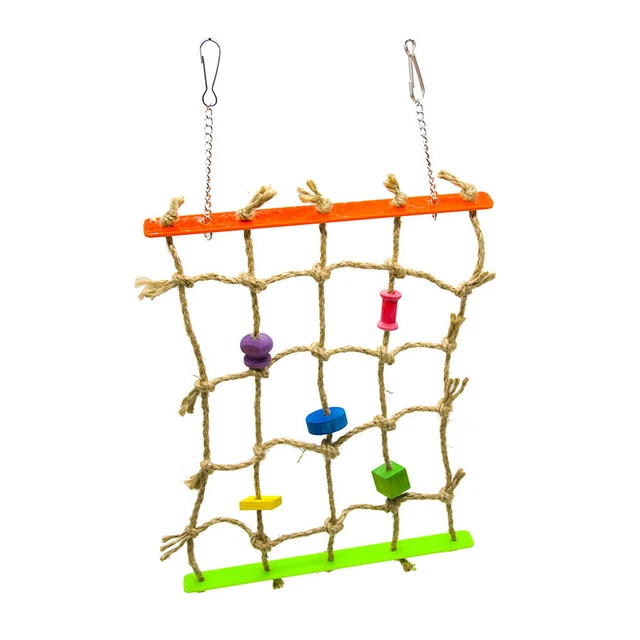 1pc Papagei Spielzeug Hängen Papagei Spielzeug Vogel Biss Spielzeug